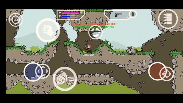 mini militia- Mini Militia Only Desert Eagle Challange | Mini Militia Gameplay смотреть онлайн