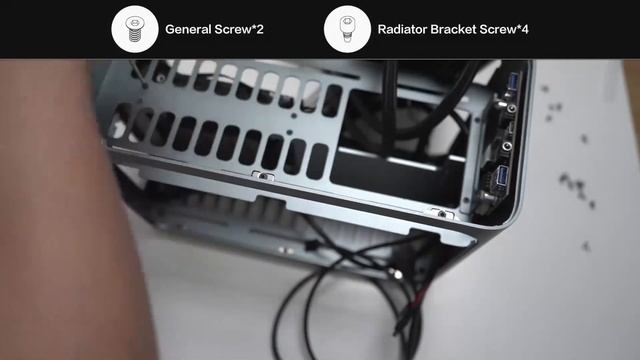 IQUNIX ZX-1 Mini-ITX Case Installation Instruction (Water Cooling Version) смотреть онлайн