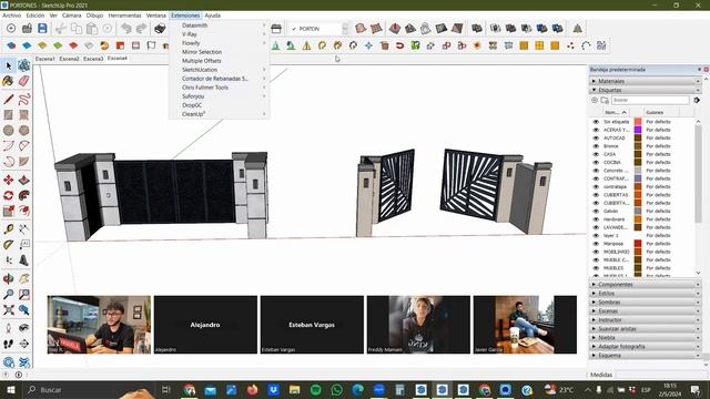 💯 3 Plugins CLAVE: 💯AUMENTA tu VELOCIDAD en SKETCHUP un 50% / Mirror - Clean Up - Fredo Scale смотреть онлайн