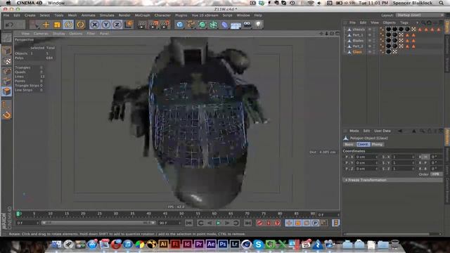 How to Split and Group Polygons into Objects in Cinema 4D смотреть онлайн