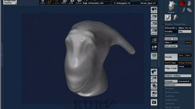 Modeling a Head with ZSpheres - 01 смотреть онлайн