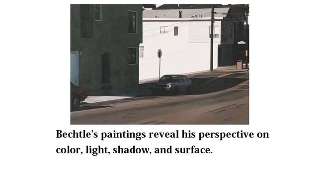 Robert Alan Bechtle | Ackerman's Fine Art смотреть онлайн