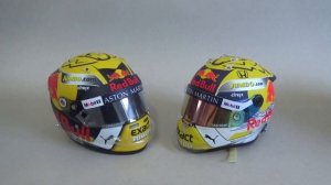 REVIEW Schuberth SF2 Pro 1:2 mini helmet Max Verstappen Austrian GP winner 2019 half scale helmet