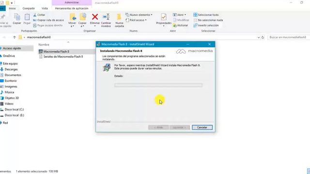INSTALACIÓN DE MACROMEDIA FLASH 8 смотреть онлайн