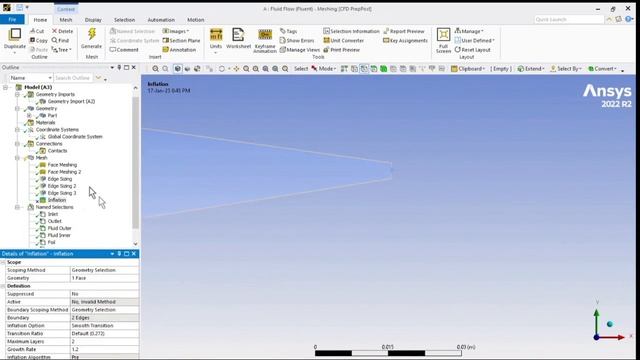 CFD Tutorial of Oscillating Hydrokinetic Turbine (2D foil) Using ANSYS FLUENT смотреть онлайн