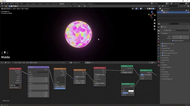 Abstract Design In Blender 2.91 смотреть онлайн