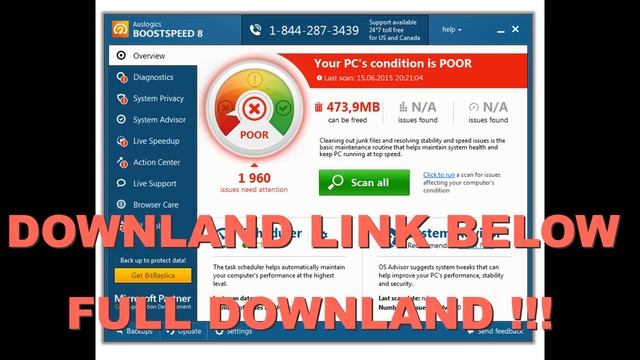 Auslogics BoostSpeed 5.5.1 Final Portable Full Downland 2018 | REPAIR YOR PC Free Program смотреть онлайн