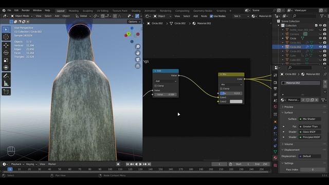 Blender Course Zero To Hero - Textures For The Bottle Explained. смотреть онлайн