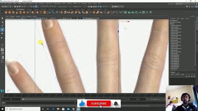 Easy Hand Modeling Tutorial in Maya смотреть онлайн
