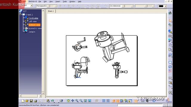 CATIA v5 | DASSAULT SYSTEMES | Walkthrough Part - 127 | VIEW SCALE смотреть онлайн