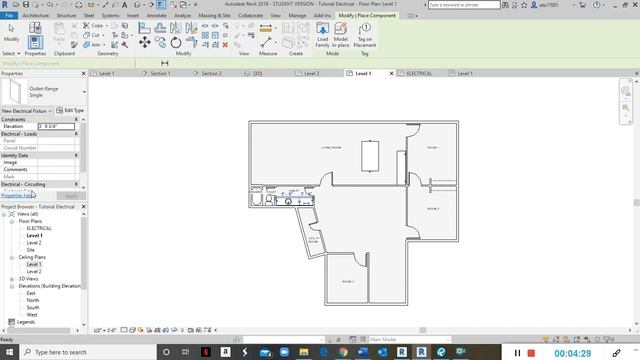 ELECTRICAL DRAWINGS: How to put Electrical outlets and lights in Revit | Part 1 смотреть онлайн