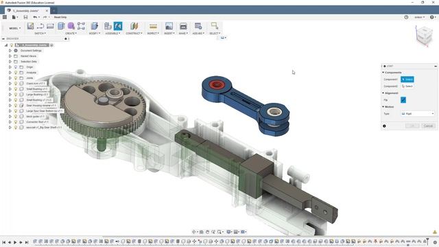 Creating Joints In Fusion 360 смотреть онлайн