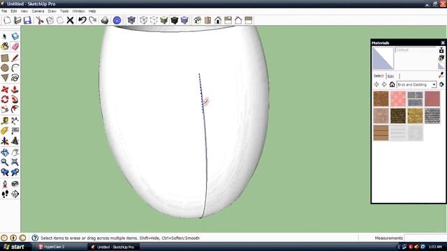 how to make a glass in Sketchup. смотреть онлайн