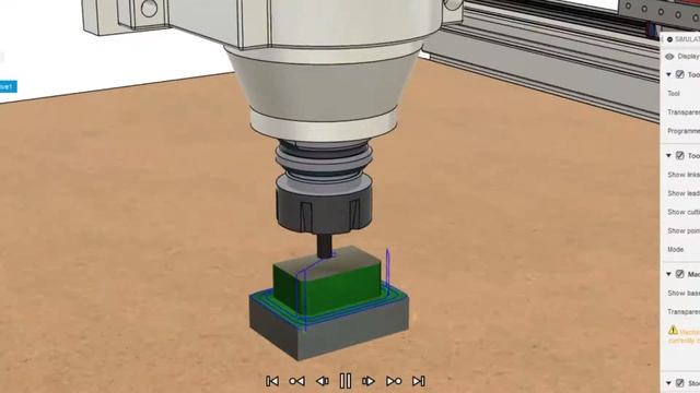 Mightymill - Fusion 360 machine simulation (g-code) смотреть онлайн