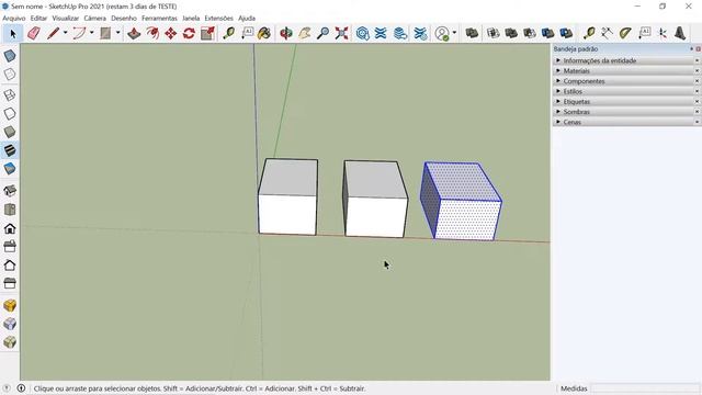Como duplicar elementos no SketchUp смотреть онлайн
