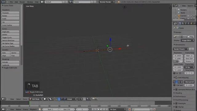 Curves in Blender смотреть онлайн
