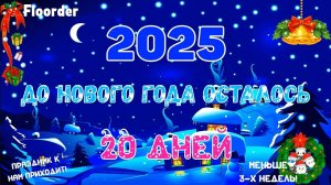 20 ДНЕЙ ДО НОВОГО ГОДА 2025! ОТСЧЕТ ДО НОВОГО ГОДА 2025 ОТ @RychkaYT