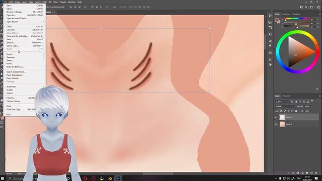Time Lapse - Meerjungfrau Sonja (Vroid Studio + Blender) смотреть онлайн