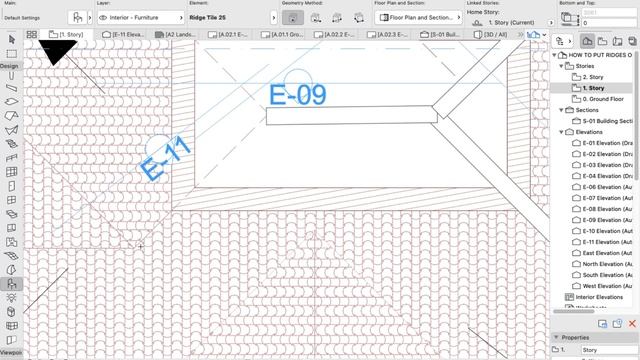 How to design a ridge in Archicad 25 смотреть онлайн