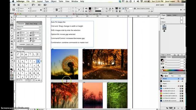 Adobe InDesign Gap Tool Tutorial смотреть онлайн