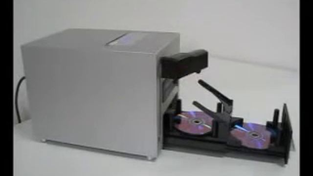 LightScribe robotic mini AutoLoader CD DVD Duplicator смотреть онлайн