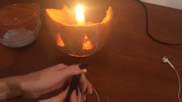 Halloween ASMR Асмр Хеллоуин Триггеры и Тыква смотреть онлайн
