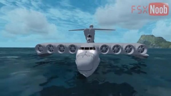 AlphaSim Lun class Ekranoplan FSX FS2004 Download HD