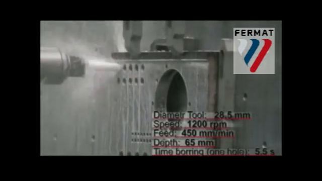 Fraiseuse à montant mobile FERMAT WRF 130 CNC - alésage et fraisage смотреть онлайн