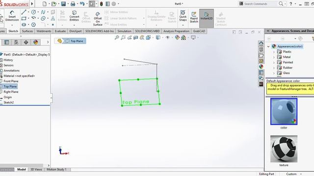 SOLIDWORKS Sweep - Traffic Light смотреть онлайн