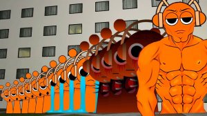 Оранжевые Спрунки всех размеров хотят, чтобы я им помог