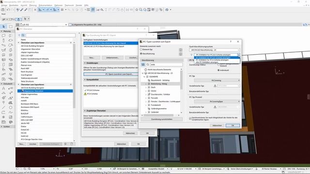 ARCHICAD 23 - IFC Schema filtern смотреть онлайн
