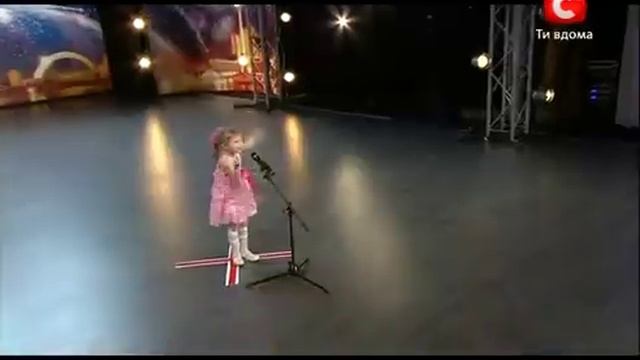 Девочка на украинском шоу талантов