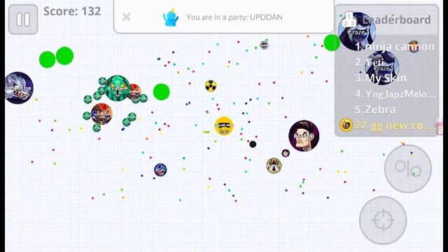 AGAR.IO MOBILE| Ace YT x 1ne clan takeover;) DNS 207.69.188.187 смотреть онлайн
