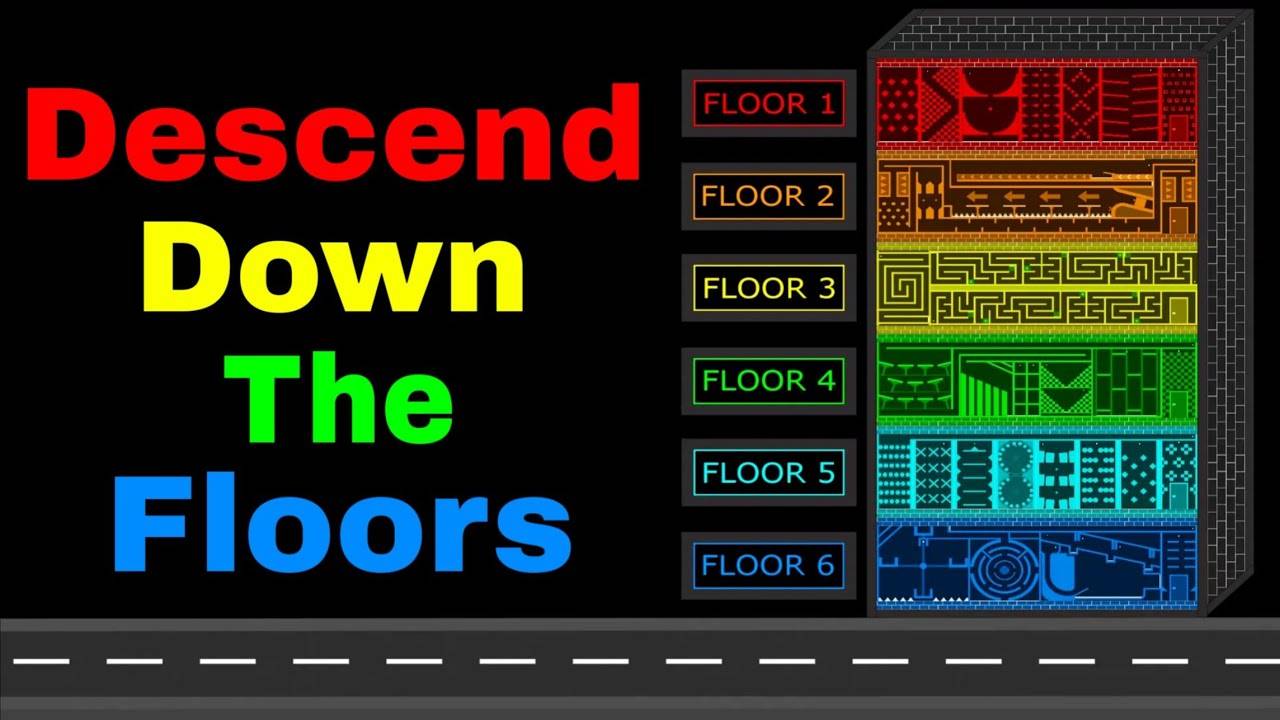 149. Вниз по этажам. Гонка | Descend Down The Floors. Race | Кто победит? смотреть онлайн