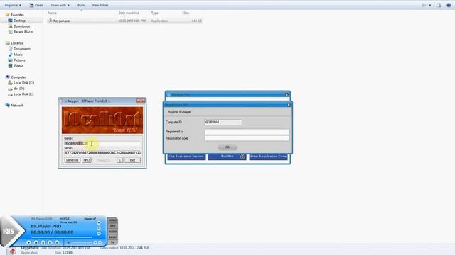 BSPlayer PRO v2.21 Build 950 + NEW KEYGEN by TZ смотреть онлайн