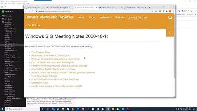 CFCS Windows SIG October 11 2020 смотреть онлайн