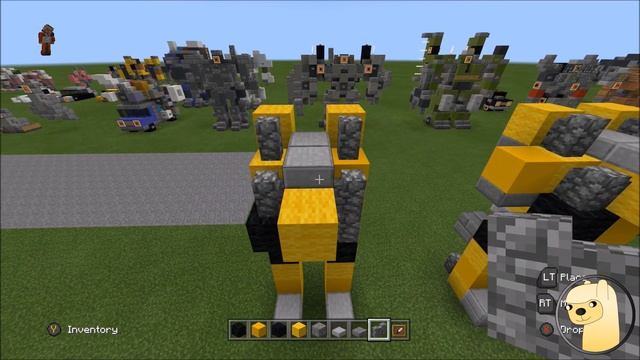 Minecraft - How To Build Transformers 5 Trench Robot Mode! смотреть онлайн