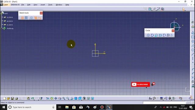 How to use Sketch tools toolbar catia v5 // For Beginners смотреть онлайн