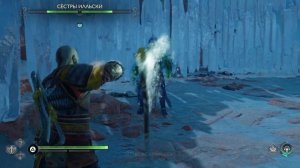 Кратос vs. Сёстры Илльски и Свипдаг Холодная  God of War: Ragnarok  [4K] Бог войны: Рагнарёк