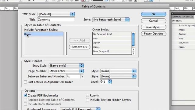 InDesign Table of Contents (No. 83) смотреть онлайн