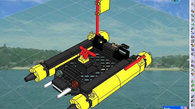 LEGO Ship demo in CATIA V5 смотреть онлайн