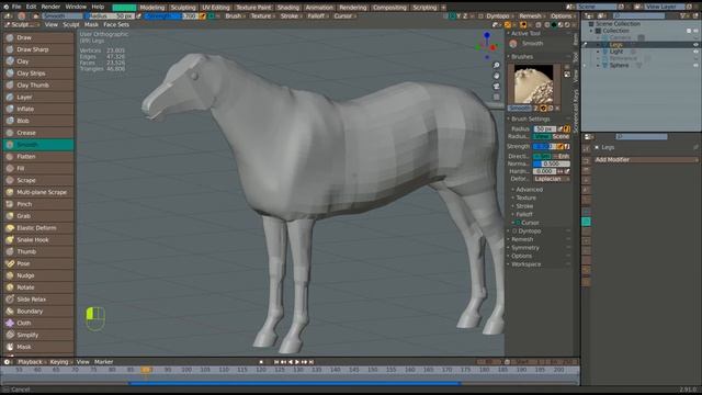 Aunt Fa Models A Model Show Horse, Part 6: Scultping смотреть онлайн