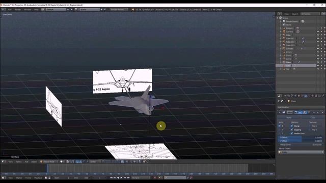 F-22 Raptor (Blender Timelapse) смотреть онлайн