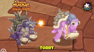 All Celestial island Monsters | Down of fire version √ My Singing Monster