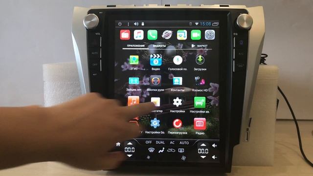 Автомагнитола Tesla MegaZvuk AD-12103 Toyota Camry XV50 / XV55 12.1" Full Touch смотреть онлайн