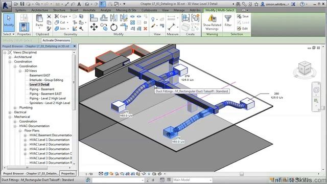 Revit MEP 2014 Tutorial | Detailing In 3D смотреть онлайн