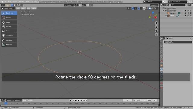 Spring and curly cord - Blender Tutorial смотреть онлайн
