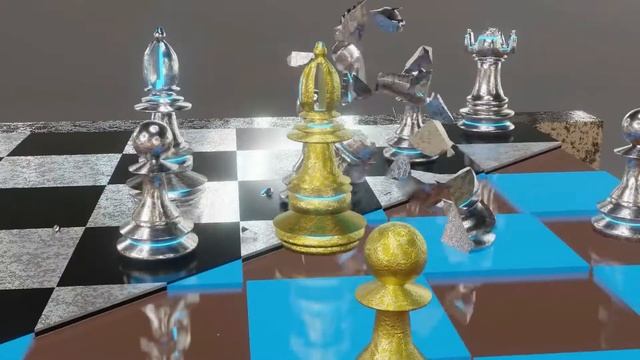 Blender chess + cell fracture смотреть онлайн