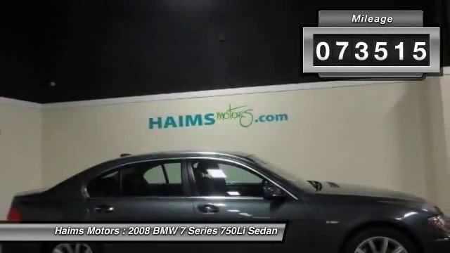 2008 BMW 7 Series 750Li Sedan Lauderdale Lakes FL 33313 смотреть онлайн