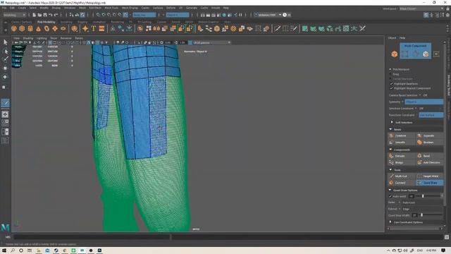 Retopology Maya Character Body Timelapse смотреть онлайн